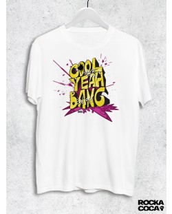 Тениска RockaCoca Bang, бяла, размер L