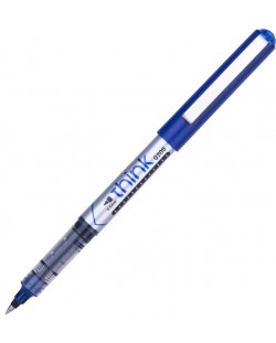 Ролер Deli Think - EQ20030, 0.5 mm, пишещ в синьо