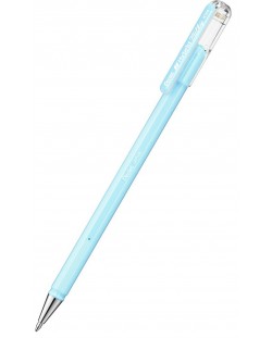 Ролер Pentel - Hybrid Milky K 108, 0.8 mm, син