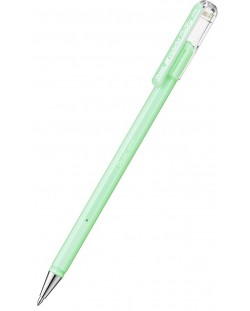 Ролер Pentel - Hybrid Milky K 108, 0.8 mm, зелен
