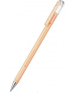 Ролер Pentel - Hybrid Milky K 108, 0.8 mm, оранжев