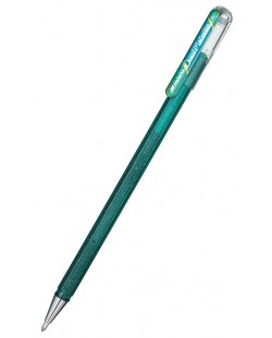 Ролер Pentel Hybrid Dual K 110 - 1.0 mm, зелено-син