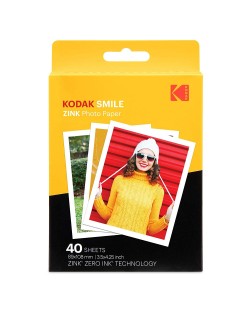 Фотохартия Kodak - Zink 3x4, 40 pack