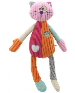 Плюшена играчка The Puppet Company Wilberry Snuggles - Розово коте, 46 cm