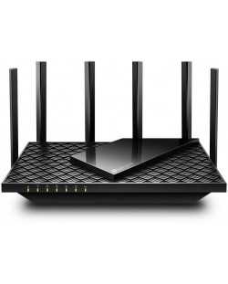 Рутер TP-Link - Archer AXE75, 5.4Gbps, черен