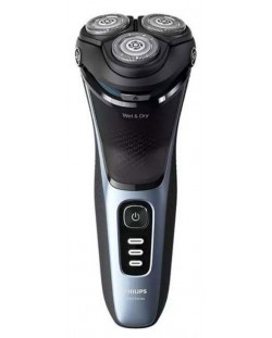 Самобръсначка Philips - S3243/12, 3 глави, синя