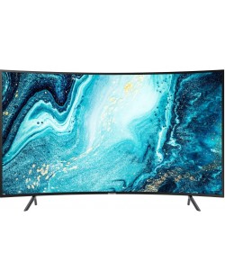 Смарт телевизор Samsung UE55NU7302 - 55", LED, 4K UHD, Curved, черен