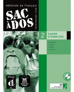Sac à Dos: Френски език - ниво A2 + 2 CD (учебна тетрадка)