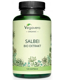 Salbei Bio Extrakt, 120 капсули, Vegavero