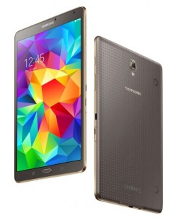 Samsung GALAXY Tab S 8.4" 4G/LTE - Titanium Bronze + калъф Simple Cover Titanium Bronze