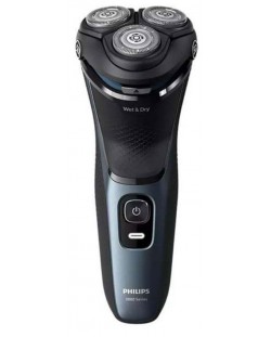 Самобръсначка Philips - S3144/00, 3 глави, тъмносиня