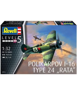 Сглобяем модел Revell - Самолет Polikarpov I-16 Type 24 "RATA" (03914)