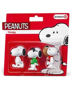 Комплект фигурки Schleich The Peanuts - Snoopy, 3 броя