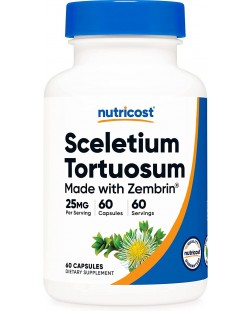 Sceletium Tortuosum, 60 капсули, Nutricost