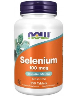 Selenium, 100 mcg, 250 таблетки, Now