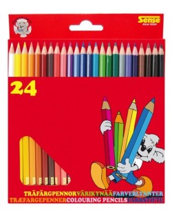 Цветни моливи Sense – 24 броя
