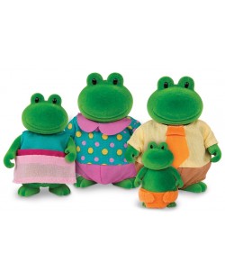 Комплект фигурки Battat Lil' Woodzeez - Семейство жабки