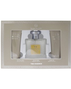 Sergio Tacchini Комплект The Essence - Тоалетна вода, Душ гел и Балсам за след бръснене, 3 х 100 ml