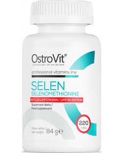Selenium, 100 mcg, 220 таблетки, OstroVit