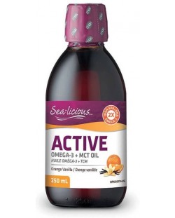 Sea-Licious Active Omega-3 + MCT Oil, 250 ml, Natural Factors