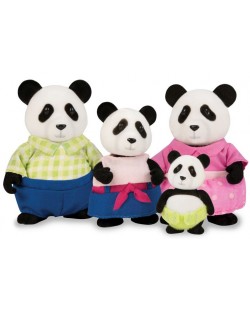 Комплект фигурки Battat Lil' Woodzeez - Семейство панда