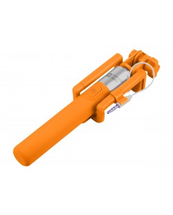 Селфи стик Natec - Extreme Media SF-20W, AUX 3.5 mm, оранжев