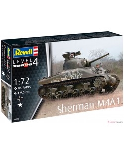 Сглобяем модел Revell - Танк Sherman M4A1