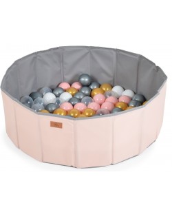 Сгъваем басейн Moni Toys - 90 топки, розов