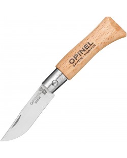 Сгъваем нож Opinel Inox - №2, бук