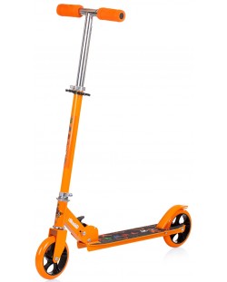 Сгъваем детски скутер Chipolino - Шарки, оранжев
