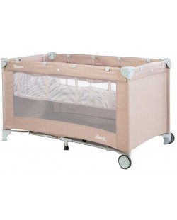 Сгъваема кошара на 2 нива Caretero - Basic Plus, Beige