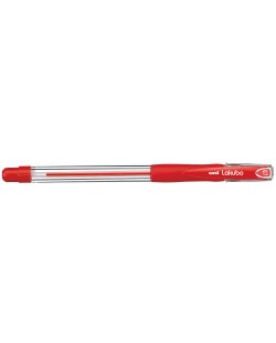Химикалка Uniball Lakubo Fine – Червен, 0.7 mm