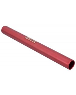 Щафетна палка Maxima - 30 х Ф2.8 cm, алуминиева, червена