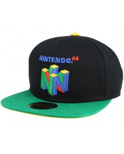 Шапка с козирка Bioworld Nintendo - N64, logo