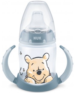 Шише за сок Nuk First Choice - Disney, 150 ml,  син, Мечо Пух