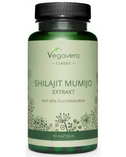 Shilajit Mumijo Extrakt, 90 капсули, Vegavero