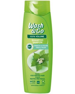 Wash & Go Шампоан с коприва, 360 ml