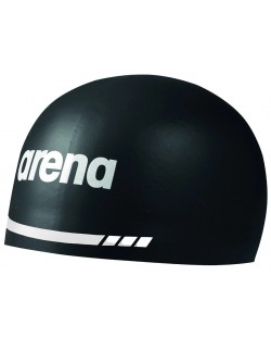 Шапка за плуване Arena - 3D Soft Cap, черна