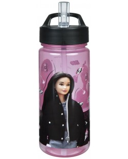 Бутилка за вода Undercover Scooli - Aero, Barbie, 400 ml