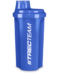 Шейкър Trec Nutrition - TrecTeam, 700 ml, син