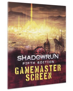 Аксесоар за ролева игра Shadowrun, 5th edition - Game Master Screen