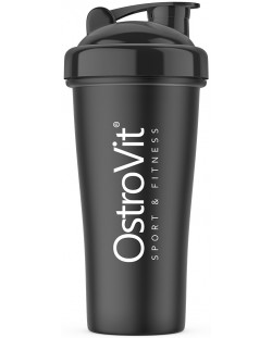 Шейкър OstroVit - Sport, 700 ml, черен