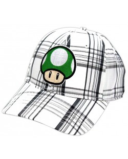 Шапка с козирка Super Mario - 1-up Mushroom