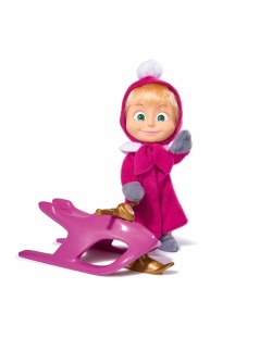 Детски комплект Маша и Мечока Simba Toys – Кукла Маша с шейна