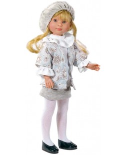 Кукла Asi - Силия, с палтенце на цветя и барета, 30 cm