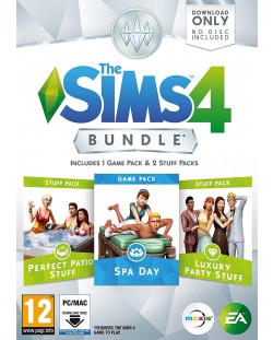 The Sims 4 Bundle Pack 1 - Spa Day, Perfect Patio Stuff, Luxury Party Stuff (PC)