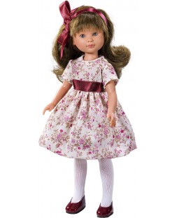 Кукла Asi - Силия, с рокля на цветя, 30 cm