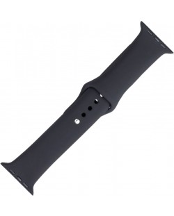 Каишка OEM - Silicone, Apple Watch, 42/44 mm, черна
