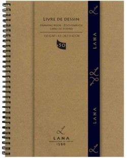 Скицник със спирала Lana Livre de dessin - A3, 50 листа