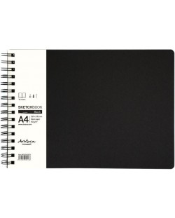 Скицник Drasca - Black, A4, 80 листа